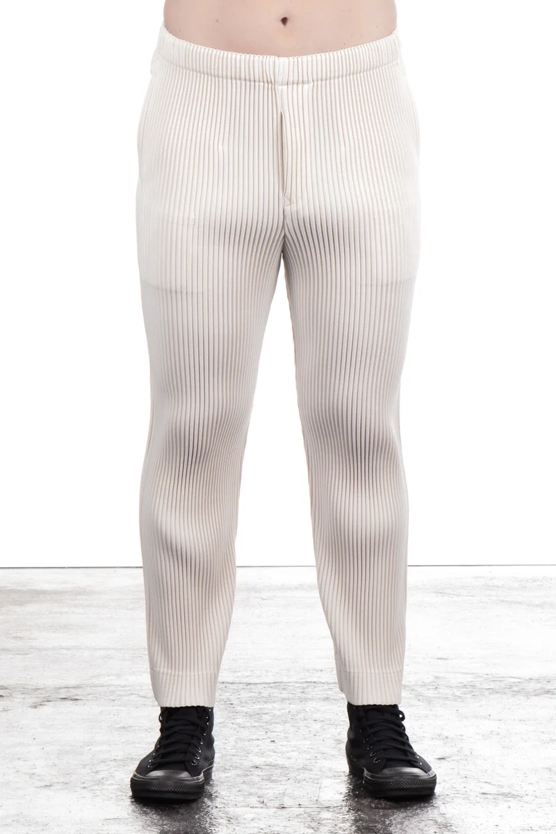 Homme Plissé Issey Miyake Herren Hose beige