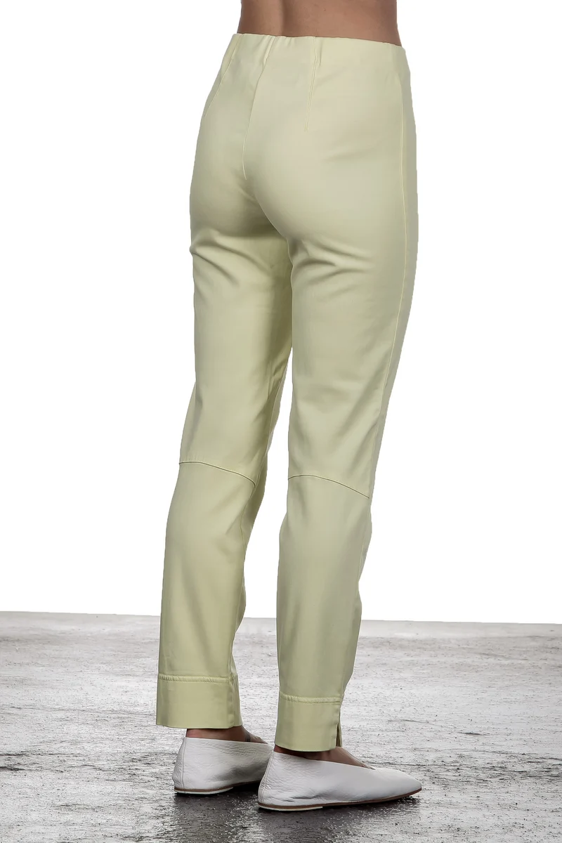 Seductive Damen 7/8 Hose 'SABRINA' mit elastischem Bund gelb