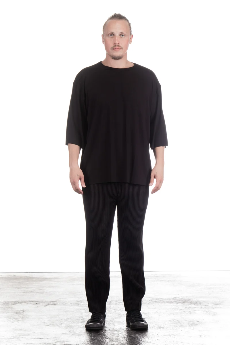 Alexej Ballach Unisex Rundhals T-Shirt CUBE oversized black