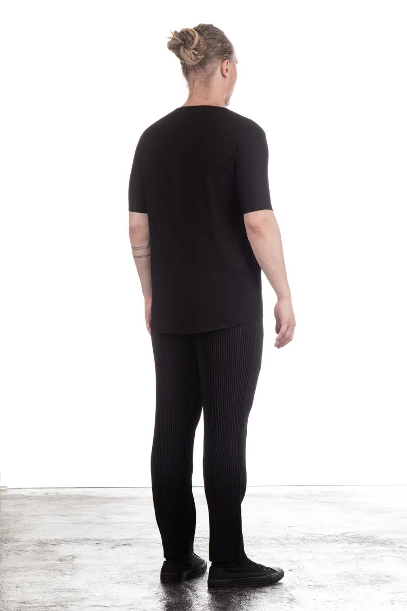 Alexej Ballach Herren Rundhals T-Shirt TUBE black