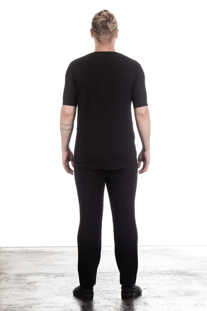 Alexej Ballach Herren Rundhals T-Shirt TUBE black