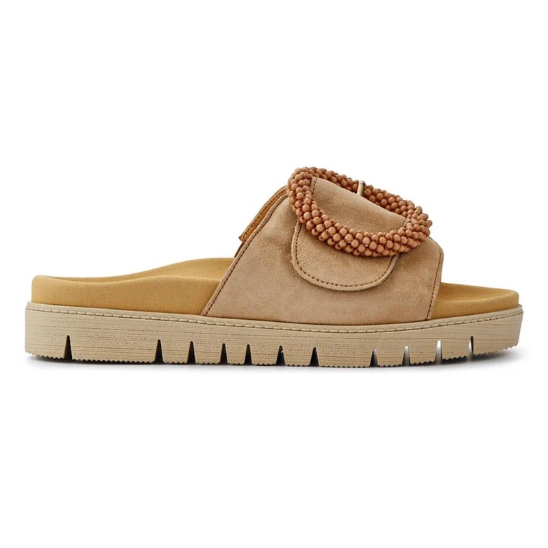 Everly Gabor Leather Chunky Mule Sandals - GAB41507 / 326 988
