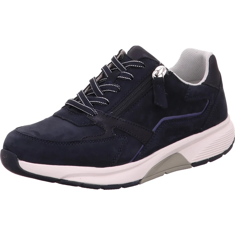 Gabor Schnürschuh Rollingsoft blau