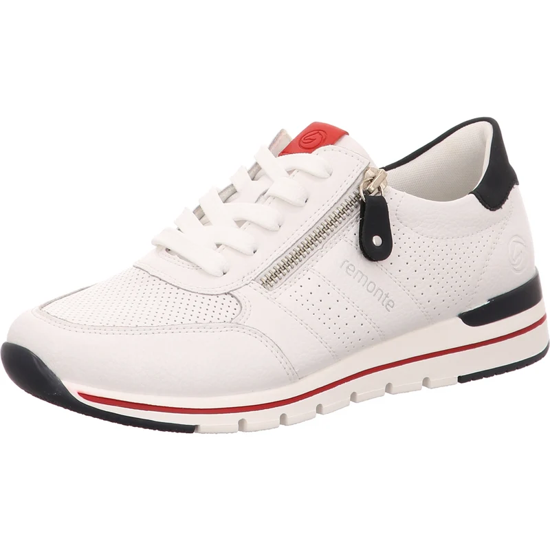Remonte Schnürschuh R6705-82 weiß-kombi.