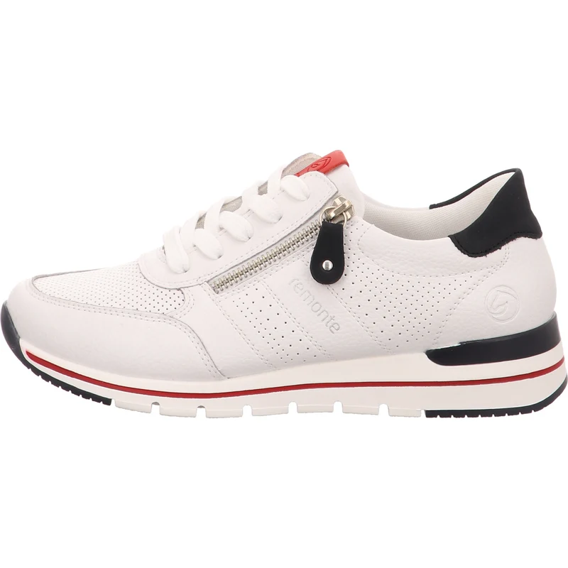 Remonte Schnürschuh R6705-82 weiß-kombi.