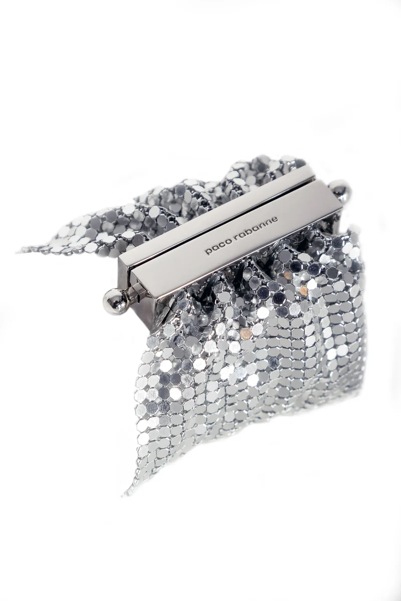 Paco Rabanne Damen Armband aus Kettengeflecht silber