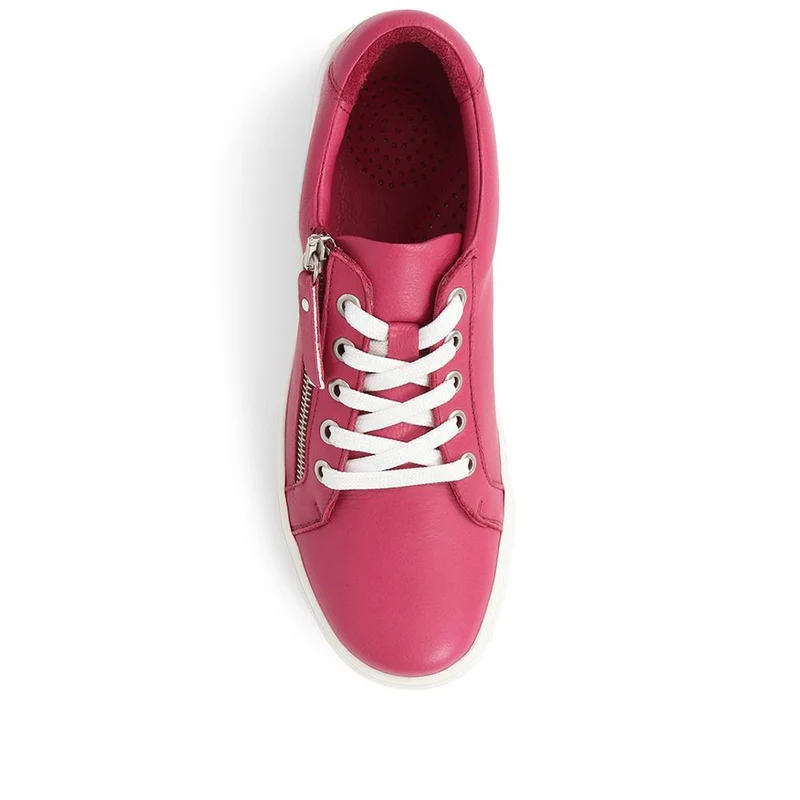Padova2 Leather Lace-Up Trainers - PADOVA2 / 324 917 - Pink