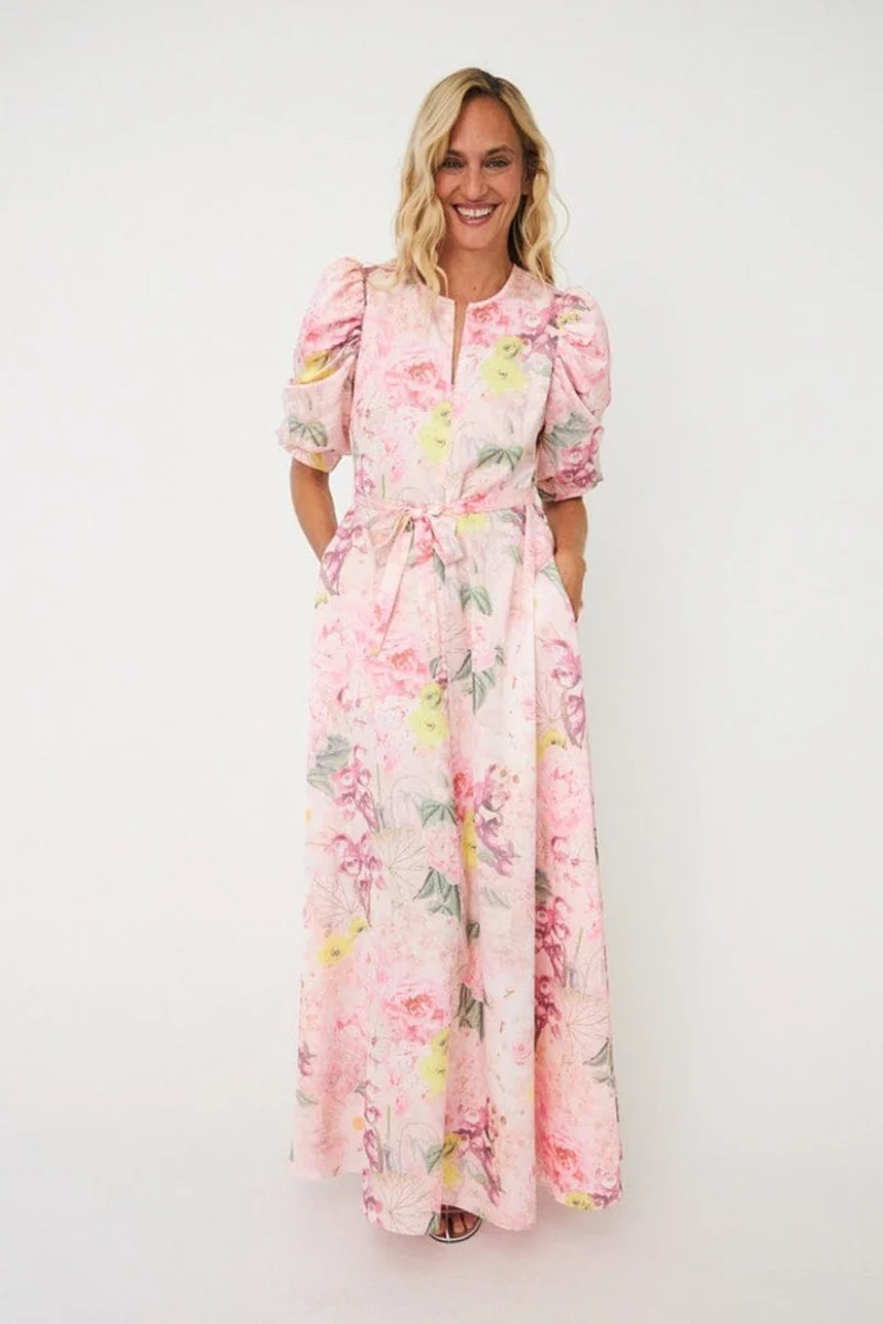Cras - Kayla Maxi Dress C1619 - Floral Garden