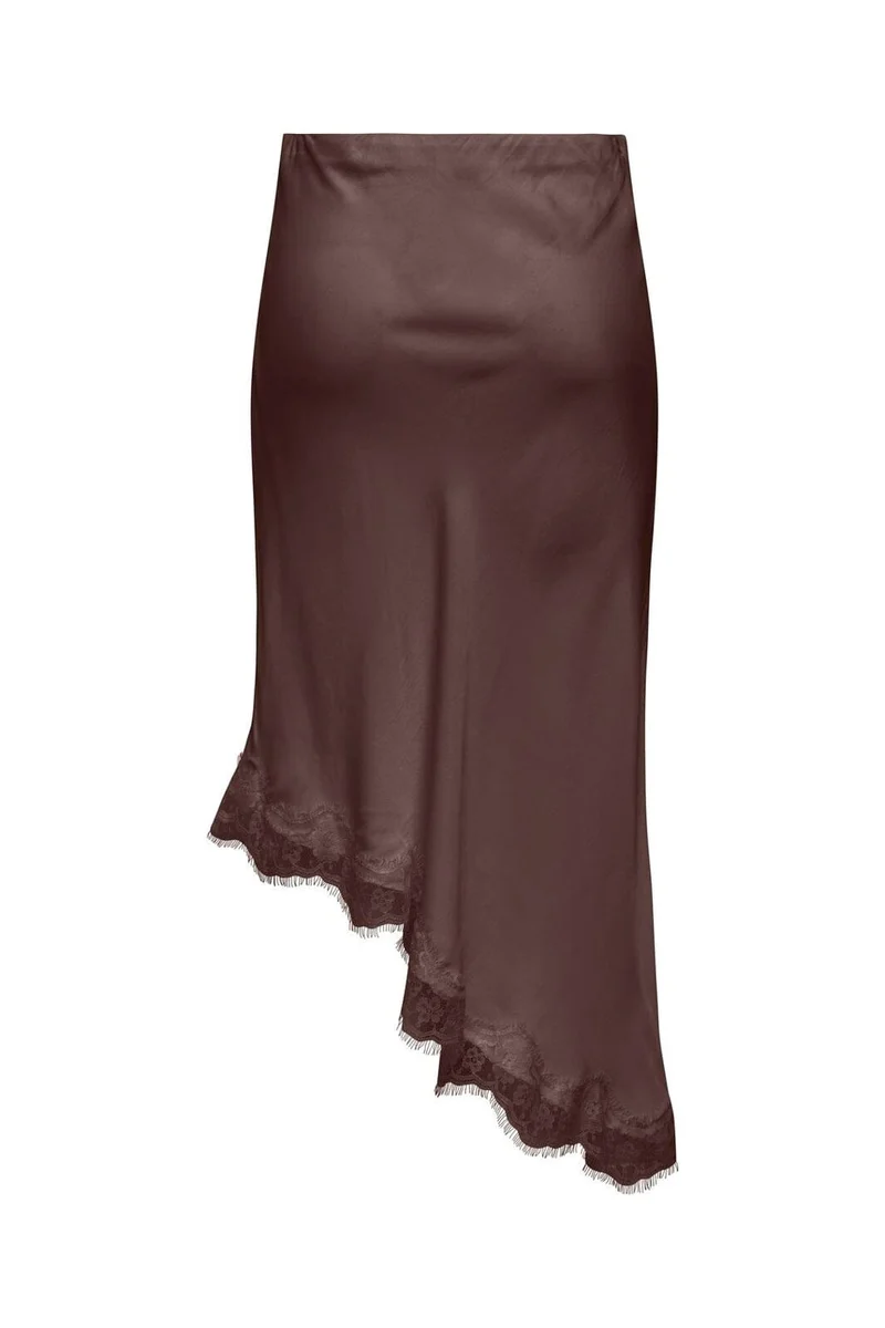 Only - Onlfaraya Satin Lace Skirt - 5092382 Shopping Bag