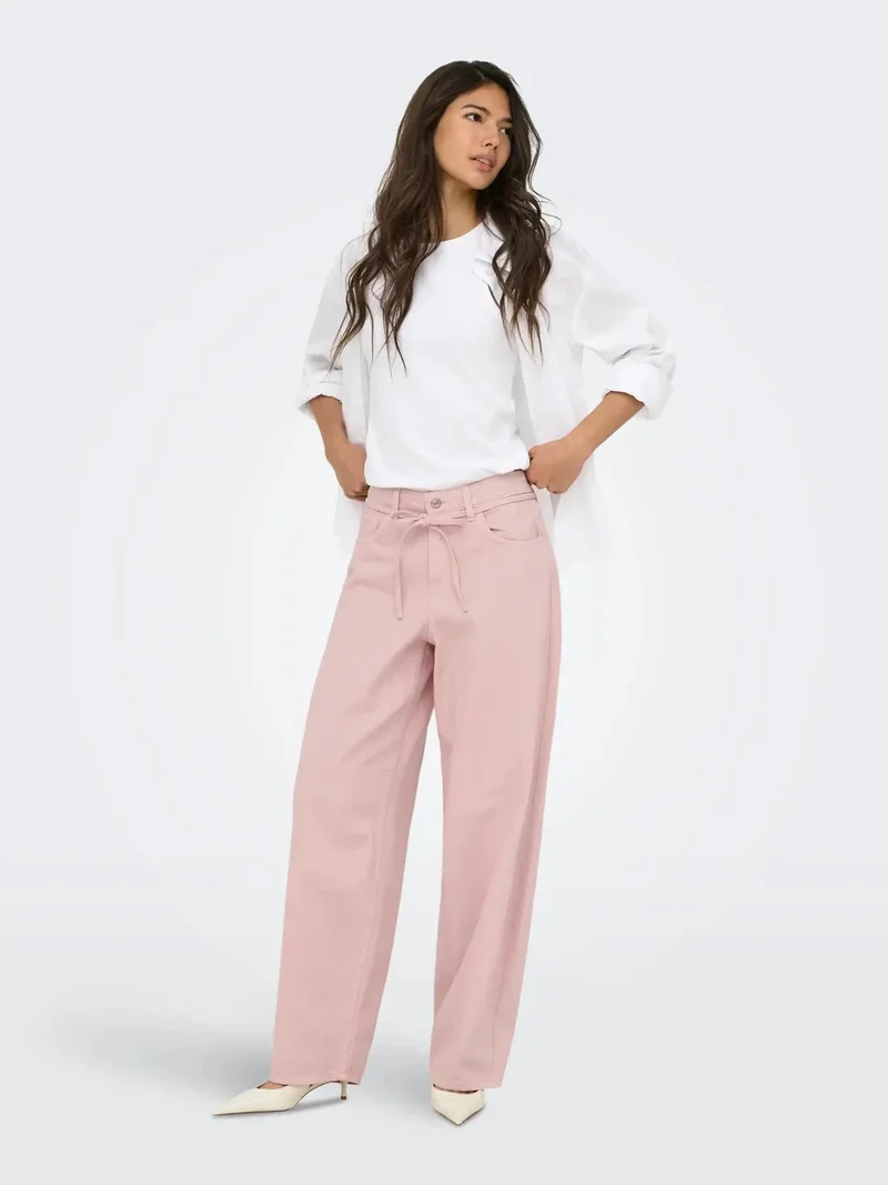 Only - Onlgianna-Silla St Belt Pant - 5070887 Rose Smoke