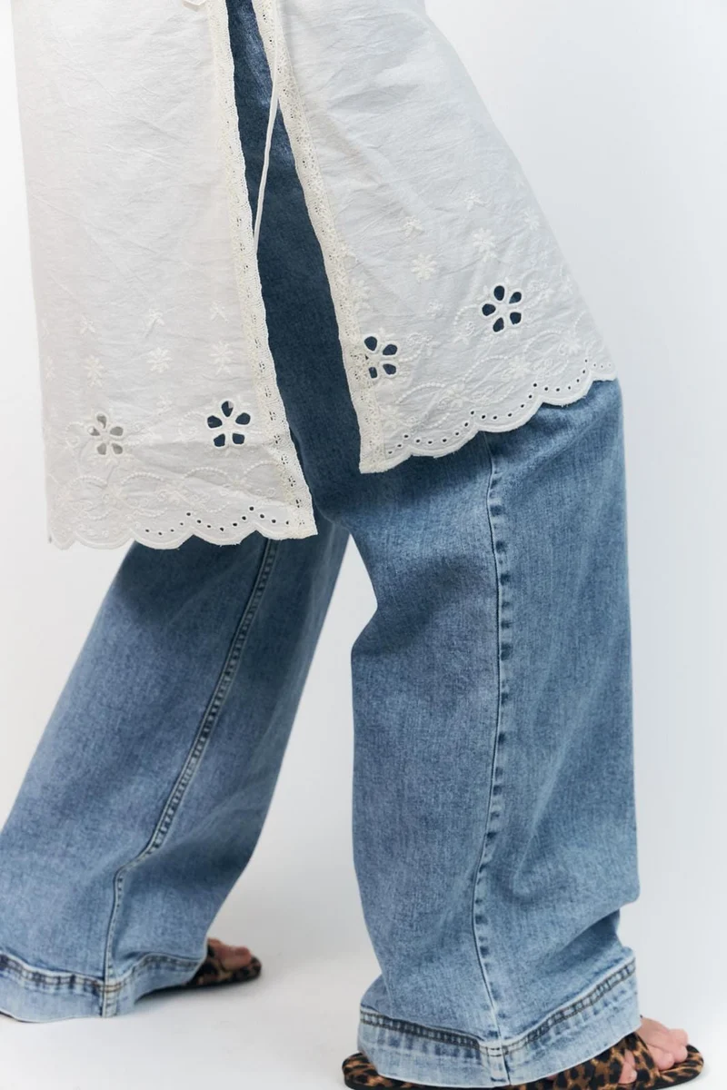 Lollys Laundry - Belloll Top Long Sl26291-1040 - 01 White