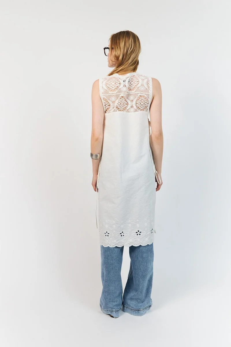 Lollys Laundry - Belloll Top Long Sl26291-1040 - 01 White