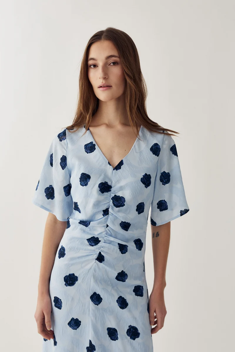 Noella - N-Lavina Dress 16500002 - 1510 - Delice Blue Print