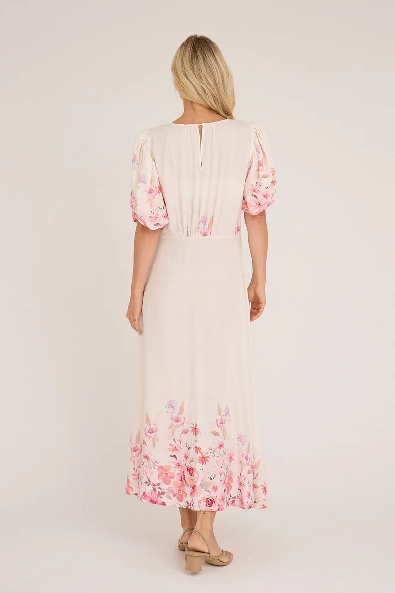 A-View - Botanic Dress AV8141 - 016 - Cream