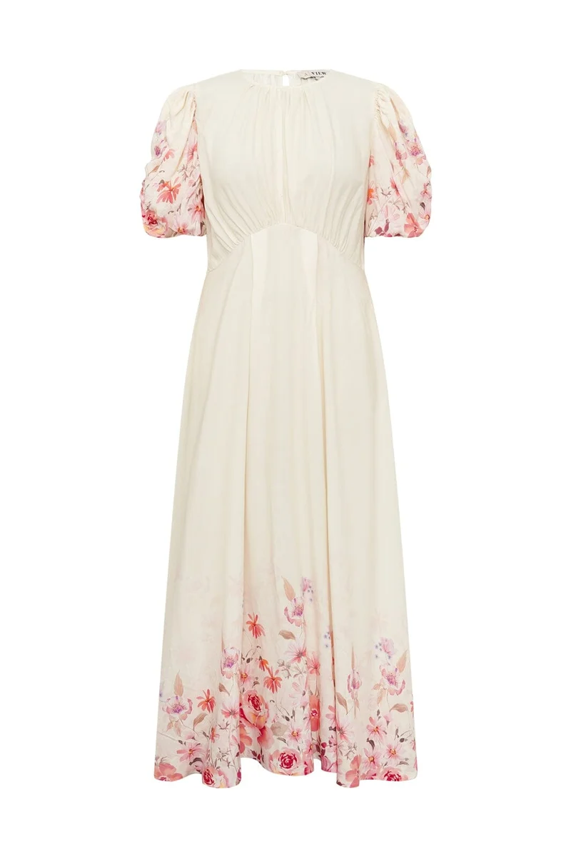 A-View - Botanic Dress AV8141 - 016 - Cream
