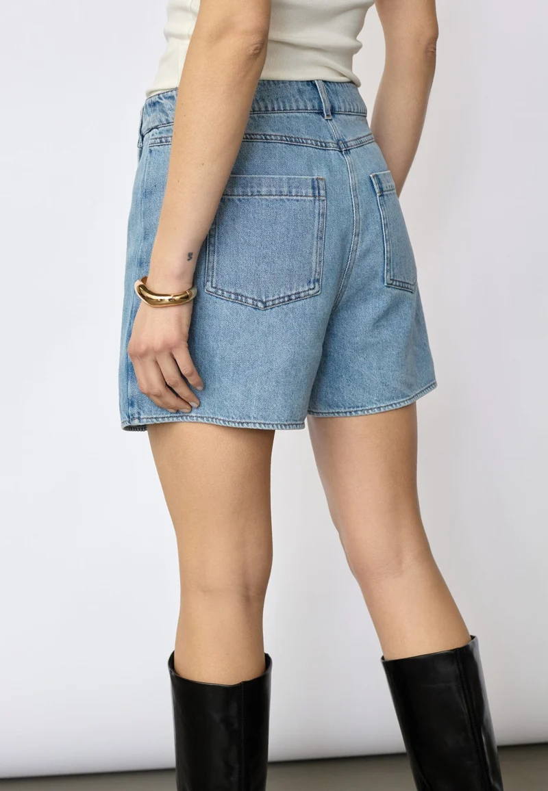 Co´Couture - Asjacc Wrap Denim Skort 44020 - 552 - Denim Blue