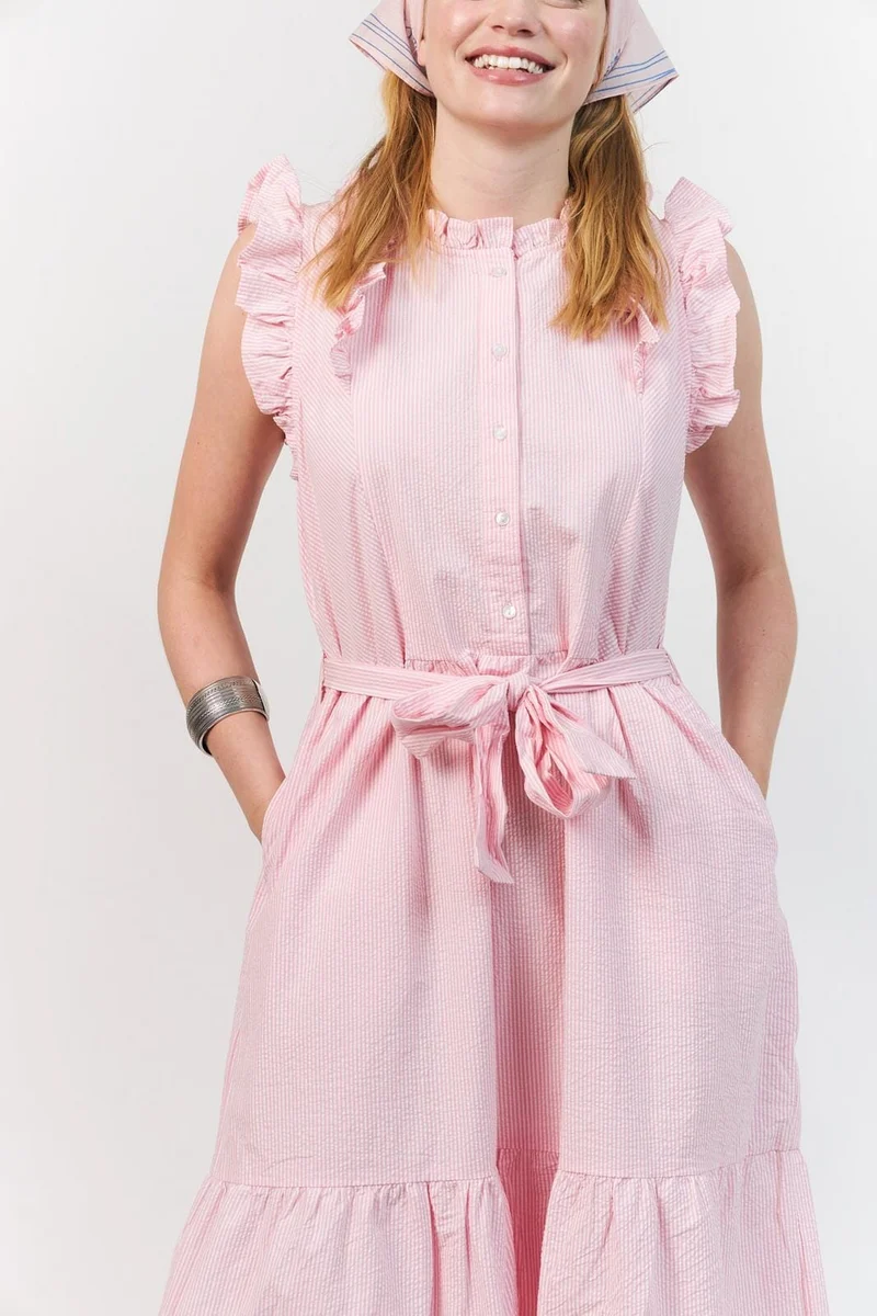 Lollys Laundry - Harrietll Maxi Dress Sl26212-3001 - 84 Light Pink