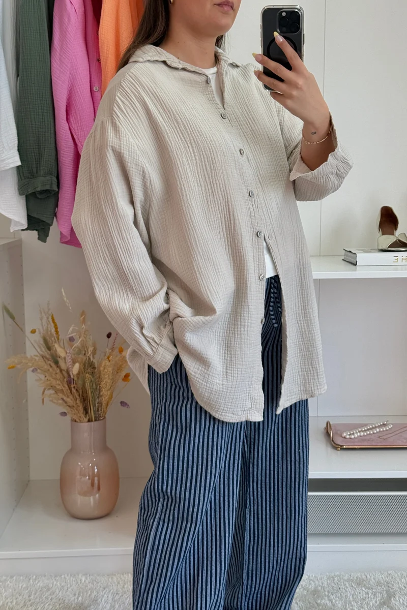 A-bee - Runa Shirt - Beige