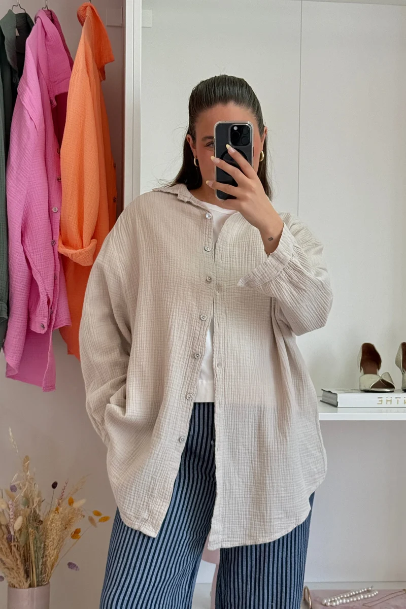 A-bee - Runa Shirt - Beige