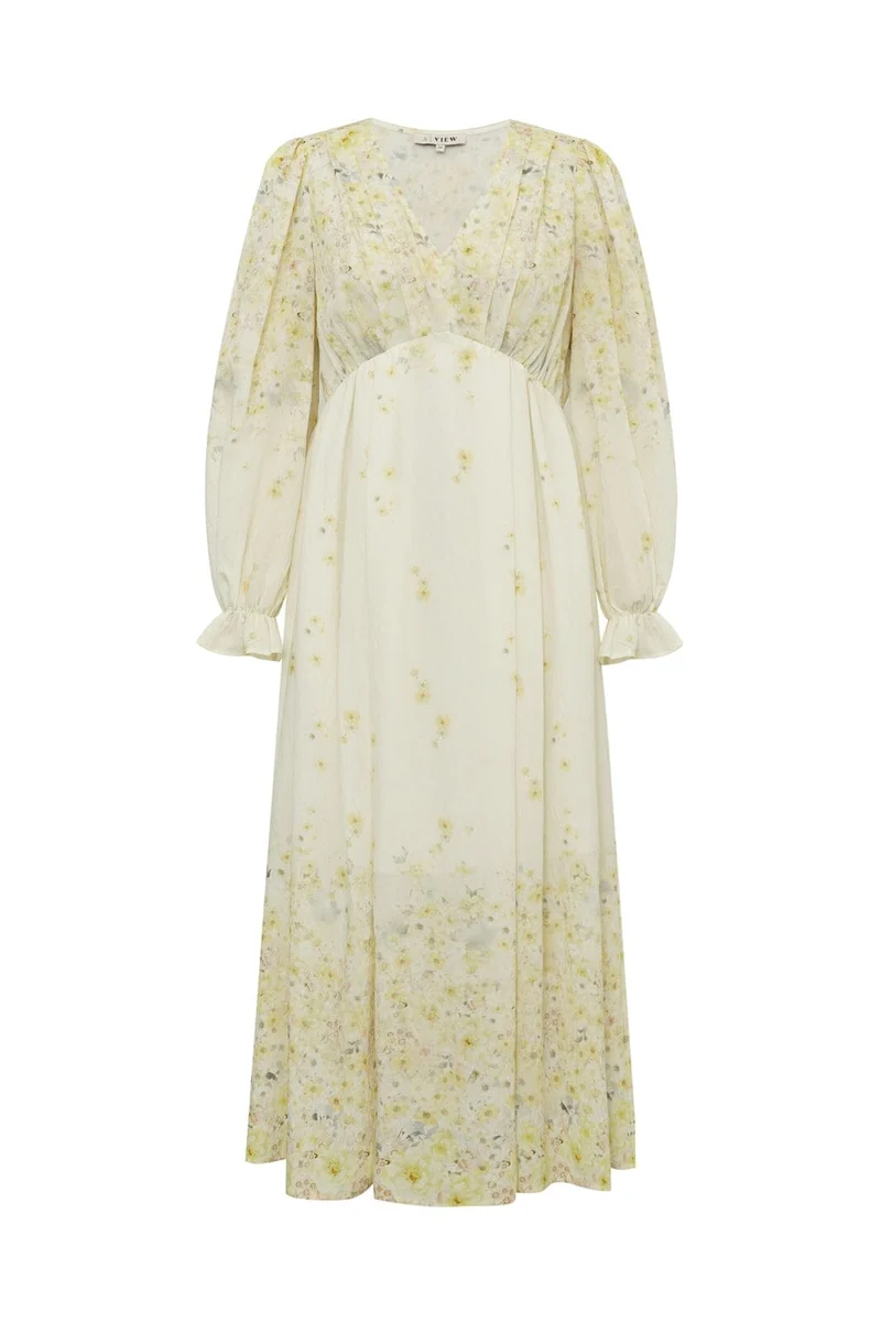 A-View - Aurora Dress AV8140 - 069 - Pale Yellow