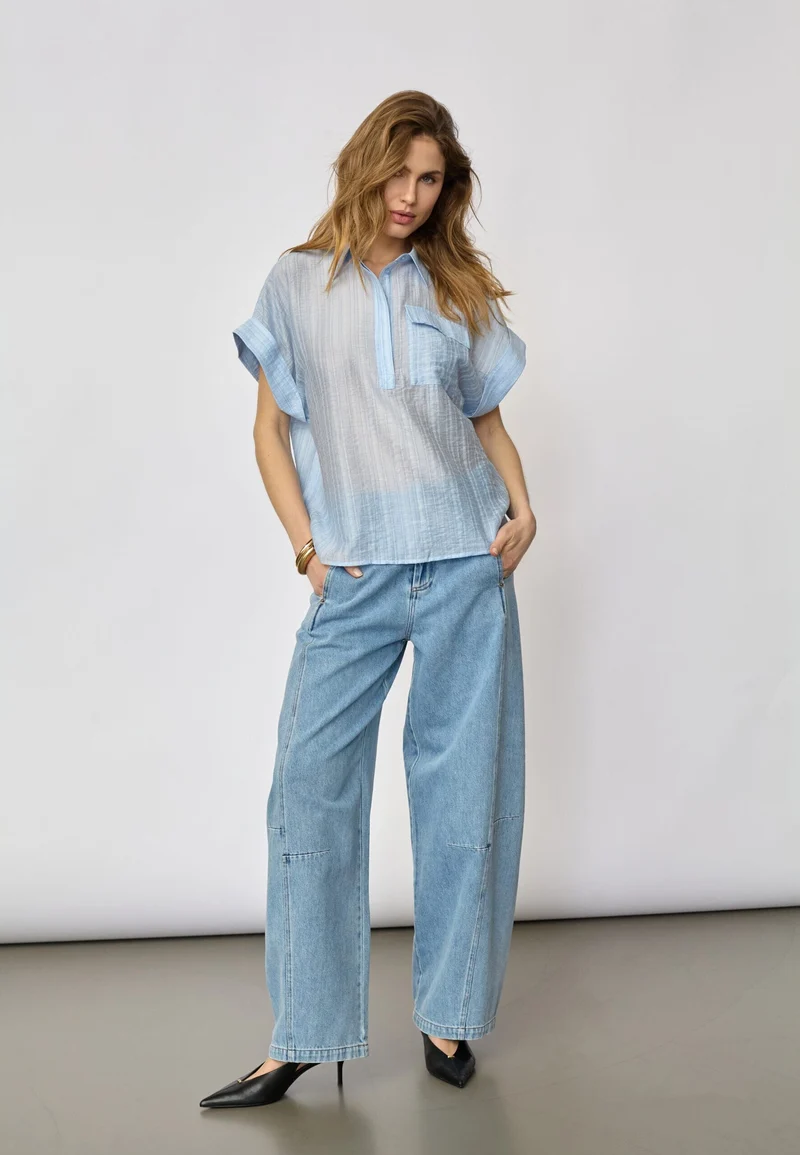Co´Couture - Reggiecc Top 45121 - 23 - Pale Blue