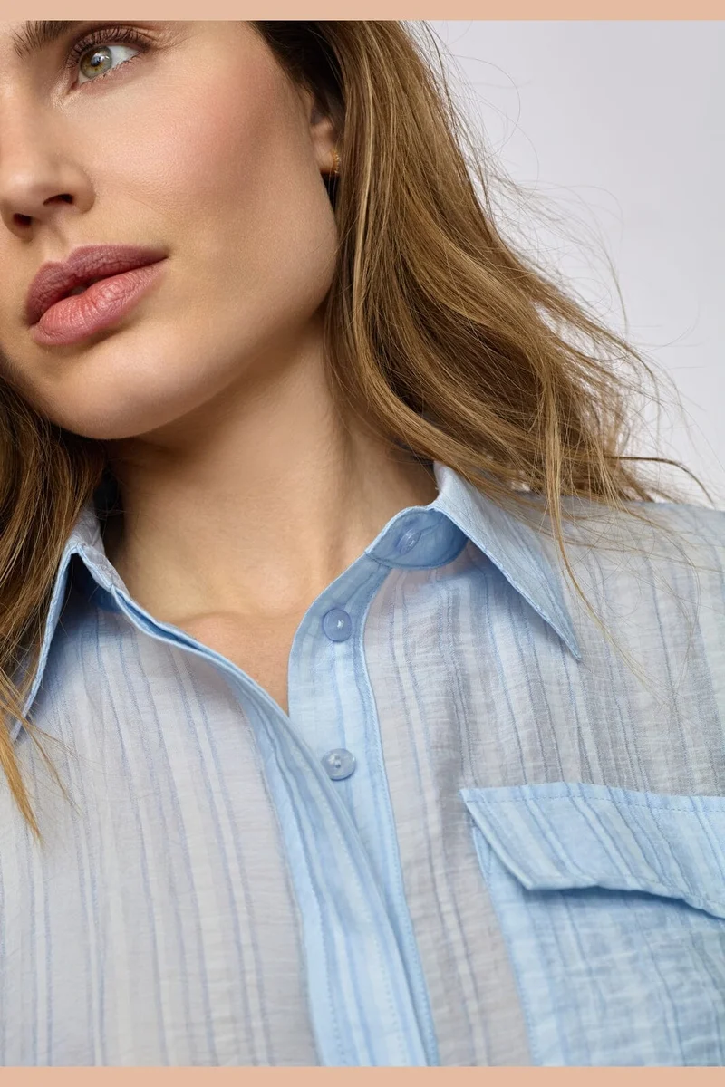 Co´Couture - Reggiecc Top 45121 - 23 - Pale Blue