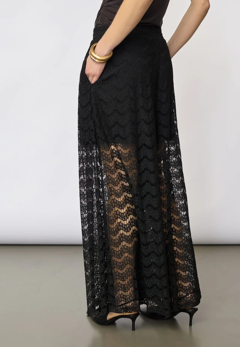 Co´Couture - Harrietcc Lace Skirt Pant 41197 - 96 - Black
