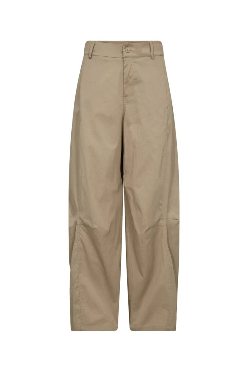 Co´Couture - Cottoncc Crisp Barrel Pant 41194 - 131 - Mushroom