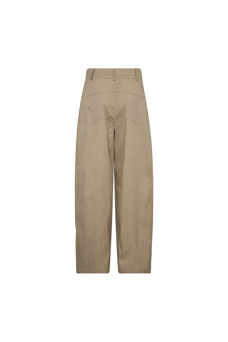Co´Couture - Cottoncc Crisp Barrel Pant 41194 - 131 - Mushroom