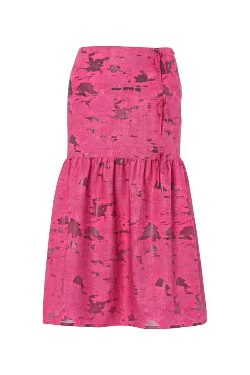 Hypedrop - Hdbriar Long Tie Skirt 32000626 - 5153029 - Fandango Pink