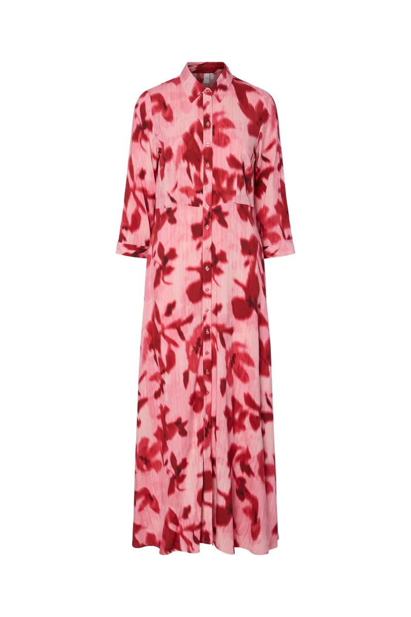 YAS - Yassavanna Long Shirt Dress - 4921890 Moonlite Mauve Cammy
