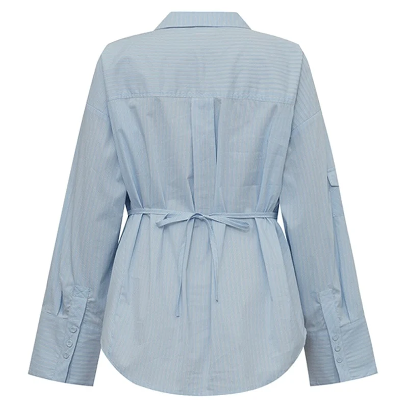 Gossia - Maritgo Shirt G3041 - Light Blue Stripes