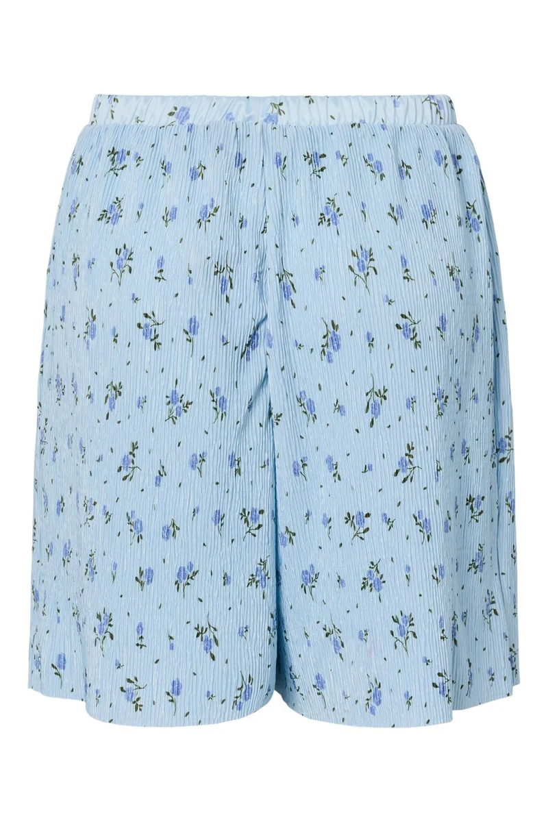 Pieces - Pcflora Shorts Msa - 4963657 Cashmere Blue Blue Flowers