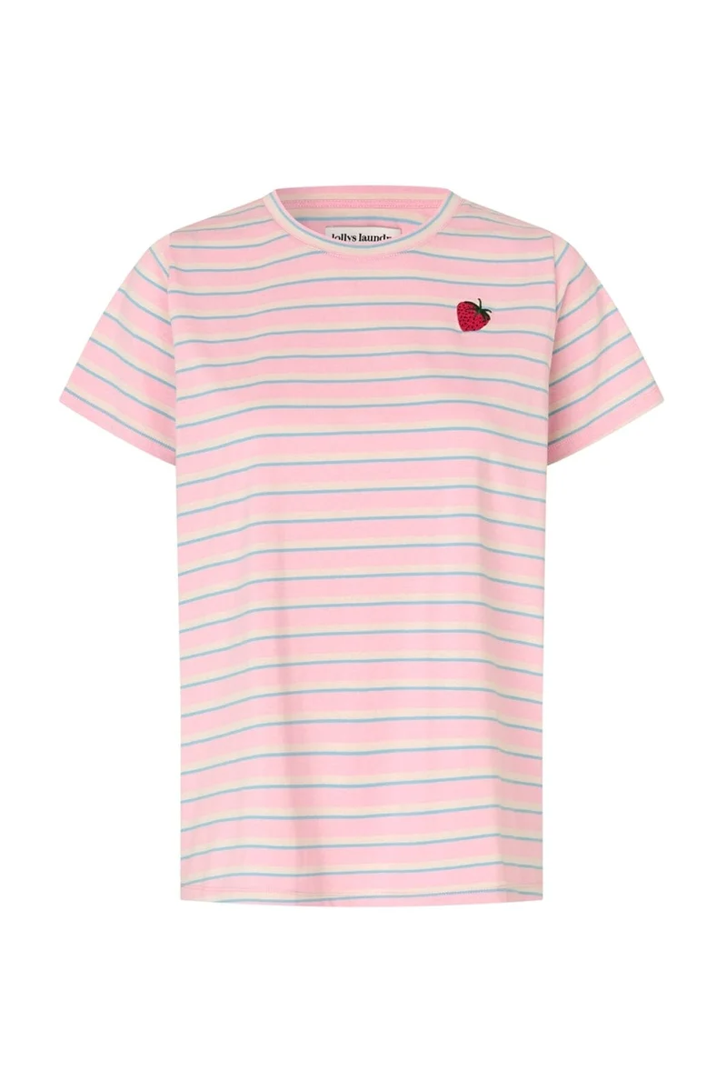 Lollys Laundry - Romall Tee Ss 26126-1081 - 84 - Light Pink