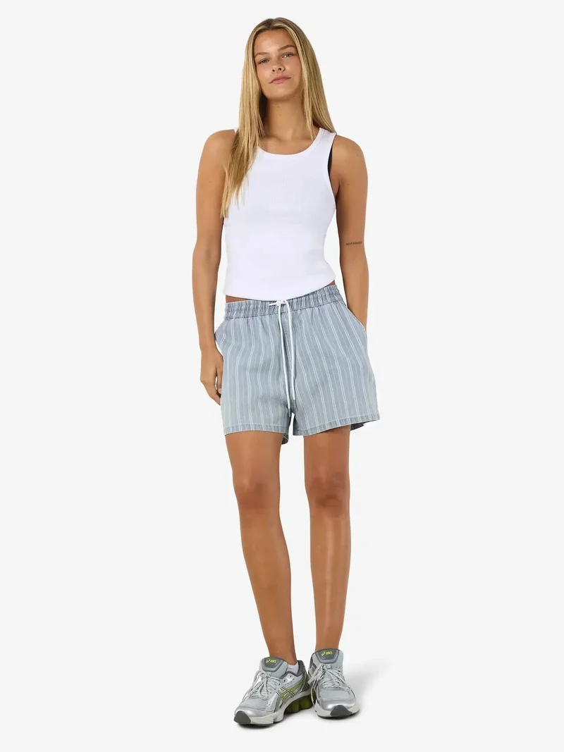 Noisy May - Nmkatri Elastic Band Shorts Bs006Lb - 4943924 Medium Blue Denim