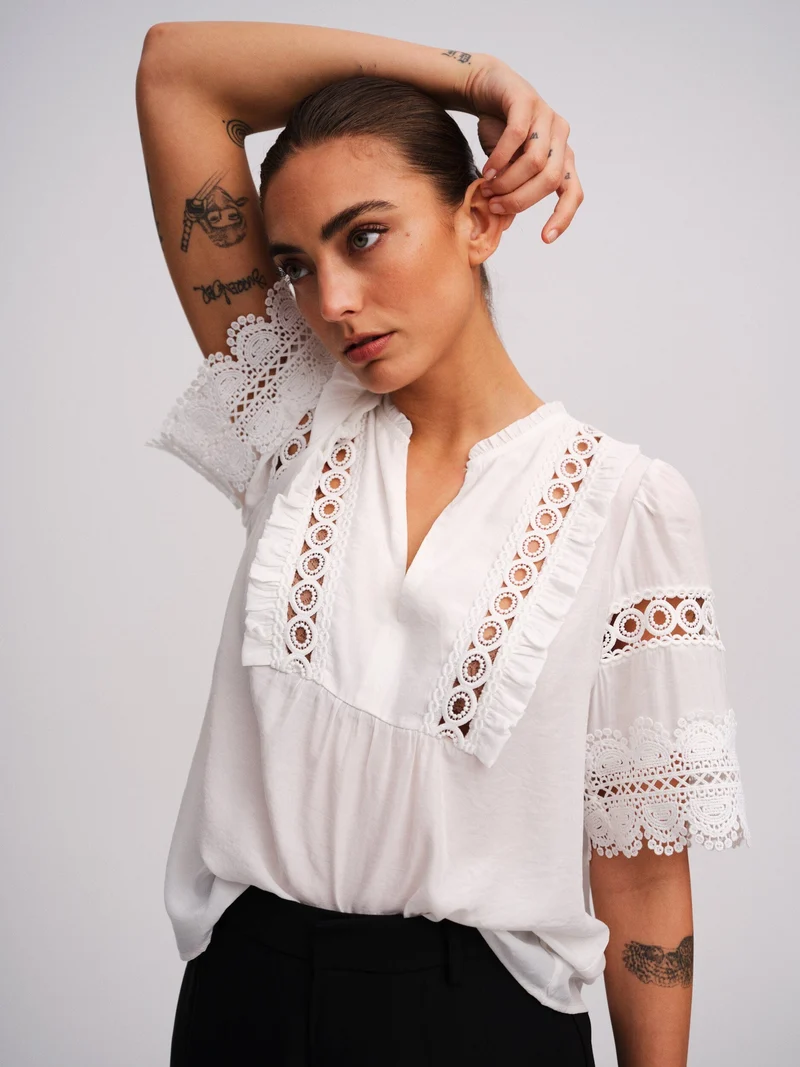 Gossia - Zelinego Blouse G3003 - Off-White