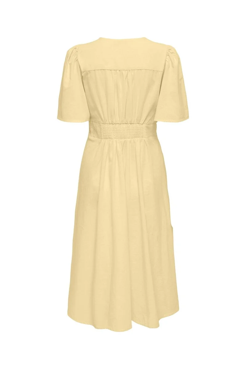 JDY - Jdynora 2/4 Midi Dress - 5003256 Double Cream