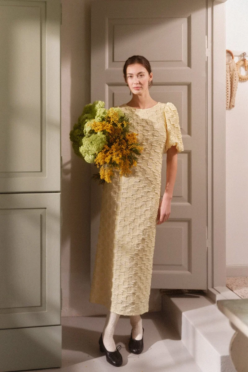 YAS - Yasmiamaja 2/4 Long Dress Celeb - 5038340 Anise Flower