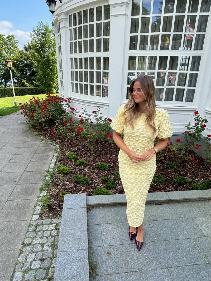 YAS - Yasmiamaja 2/4 Long Dress Celeb - 5038340 Anise Flower