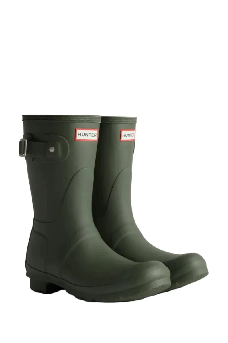 Hunter - Womens Original Short Boot Wfs1000rmadov - Dark Olive