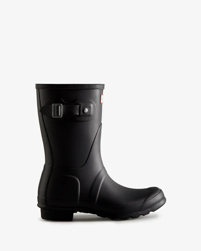 Hunter - Womens Original Short Boot Wfs1000rmablk - Black