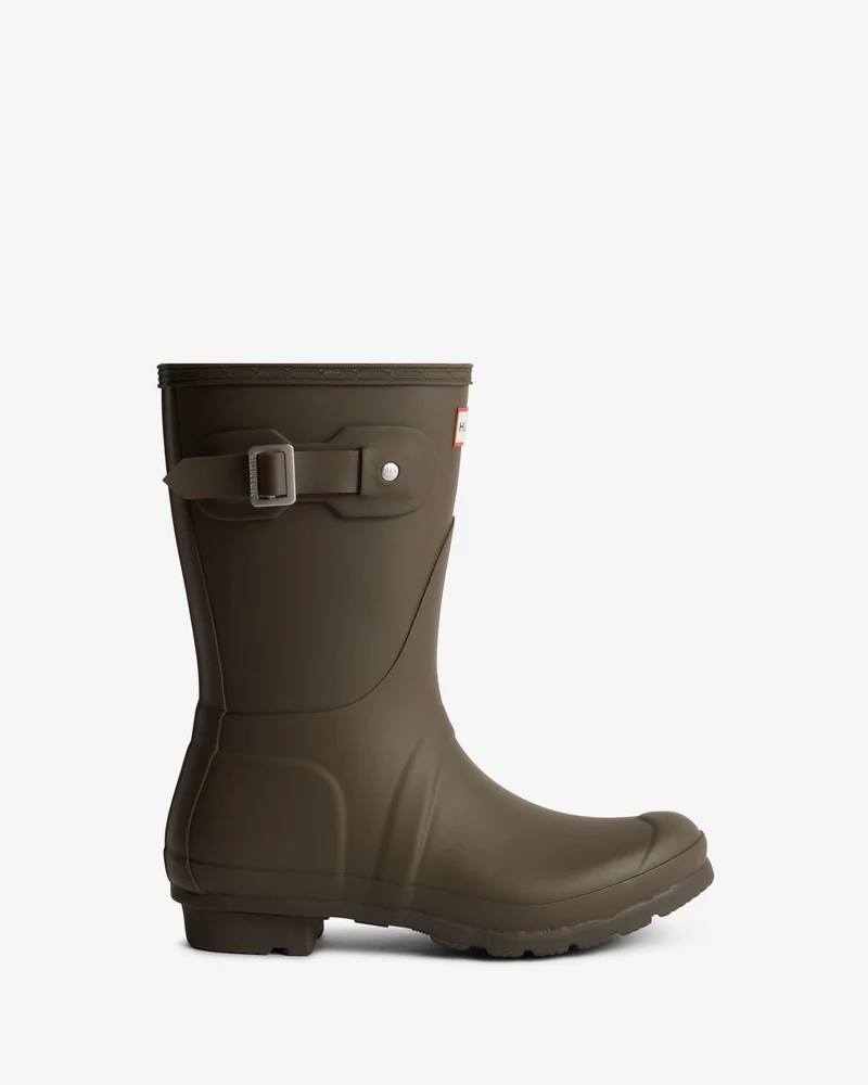 Hunter - Womens Original Short Boot Wfs1000rmacb - Chocolate Brown