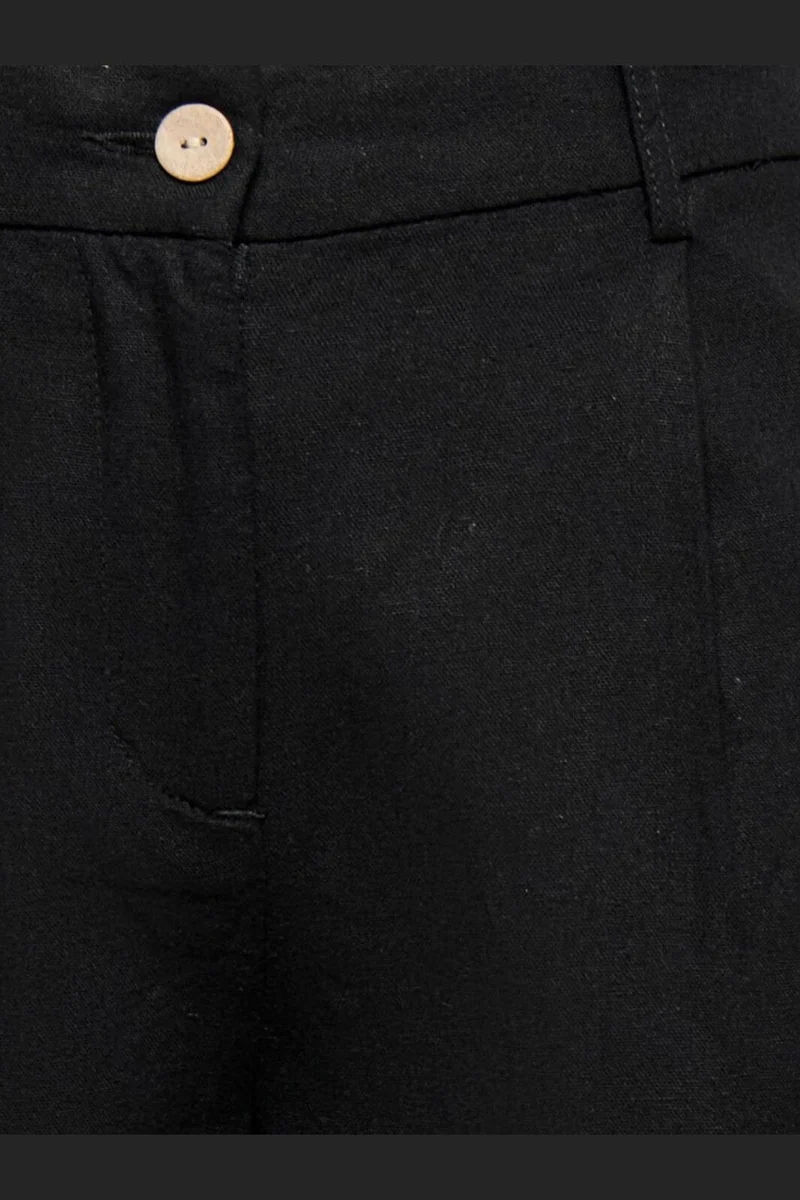 Only - Onlgoa Linen Bl Long Shorts Cc Tlr - 4942151 Black