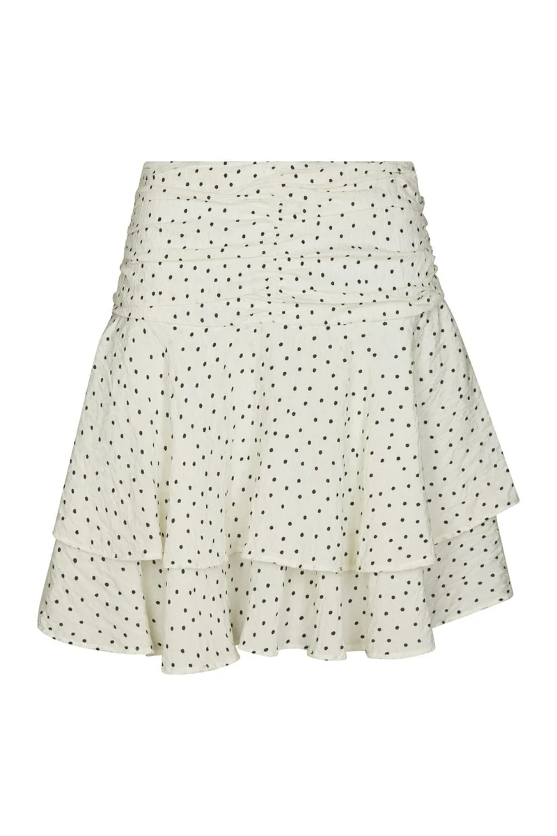 Neo Noir - Janie Mini Dot Skirt 168986 - 121 - Off White