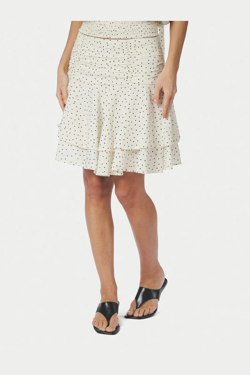 Neo Noir - Janie Mini Dot Skirt 168986 - 121 - Off White