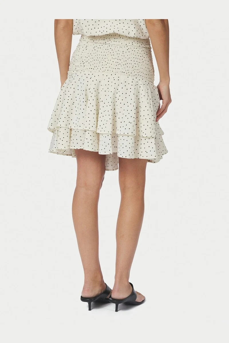 Neo Noir - Janie Mini Dot Skirt 168986 - 121 - Off White