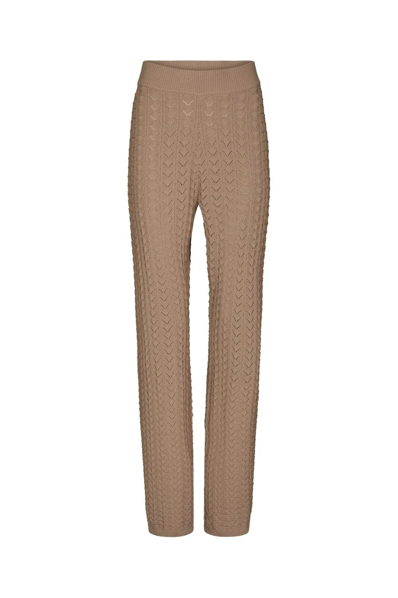 Neo Noir - Rizzy Fine Crochet Pants 168328 - 214 - Taupe