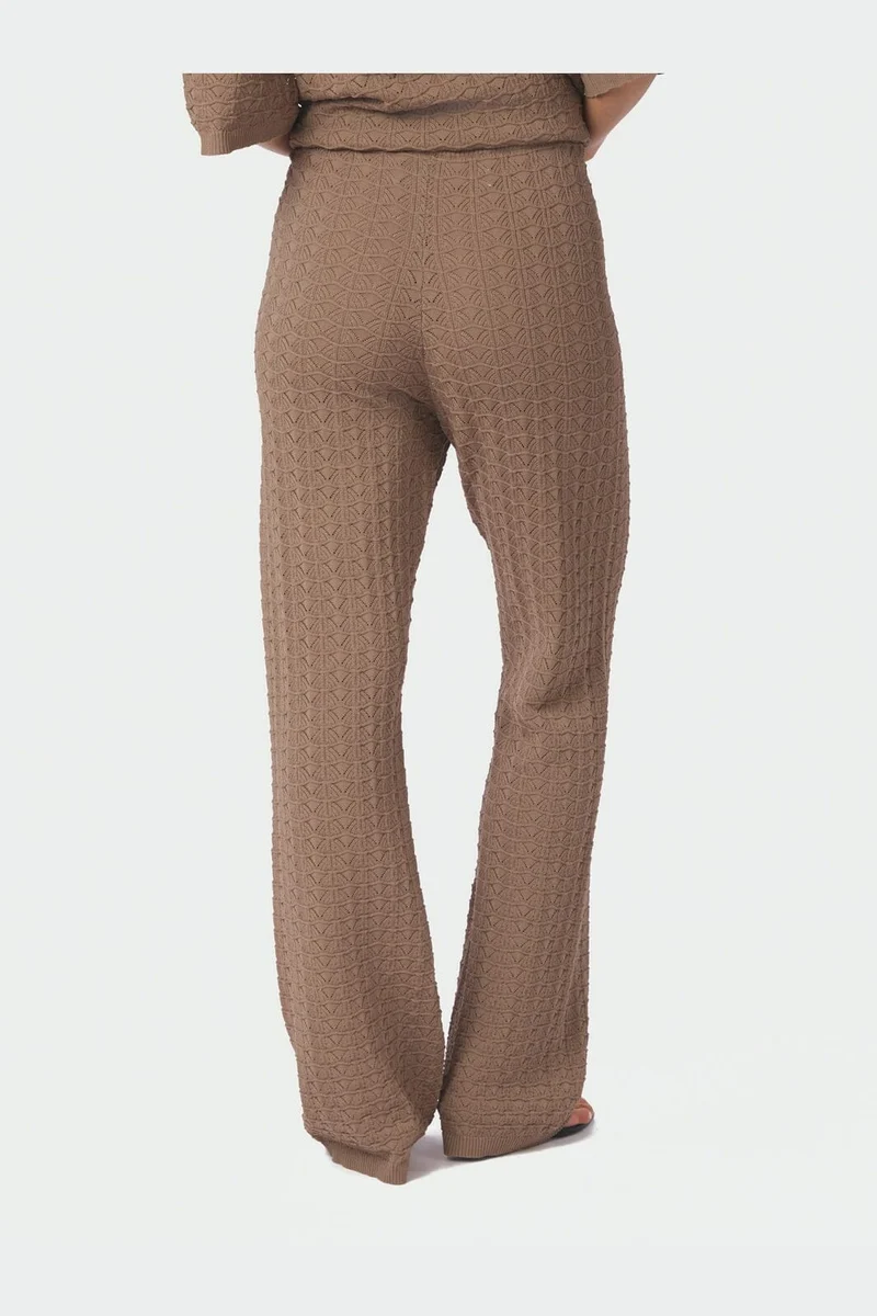 Neo Noir - Rizzy Fine Crochet Pants 168328 - 214 - Taupe