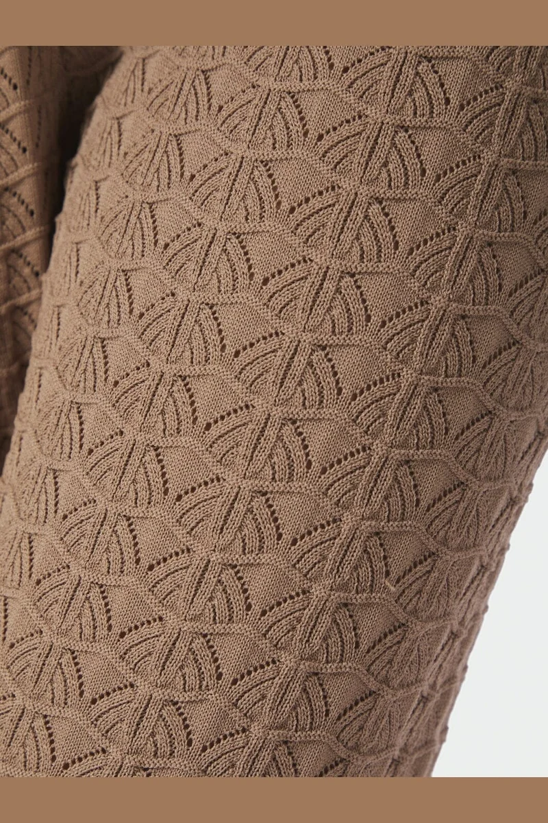 Neo Noir - Rizzy Fine Crochet Pants 168328 - 214 - Taupe