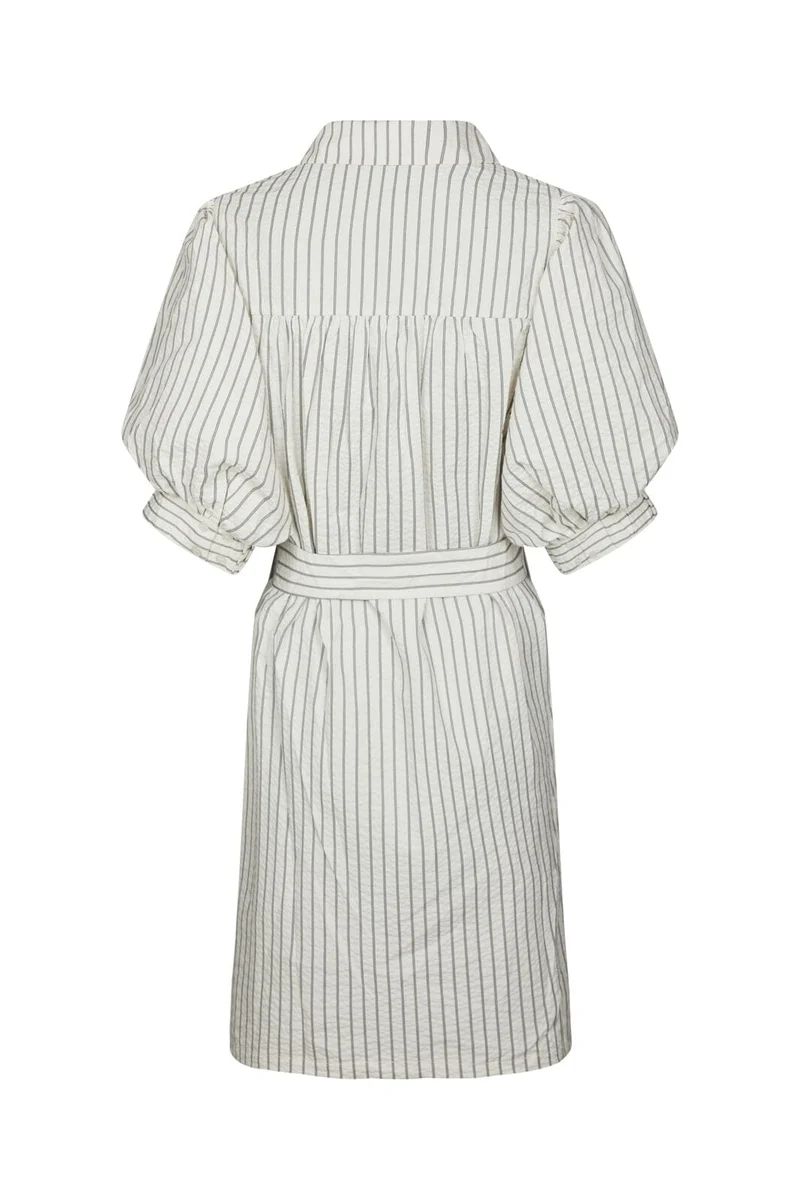 Neo Noir - Serene Slim Stripe Dress 168963 - 121 - Off White